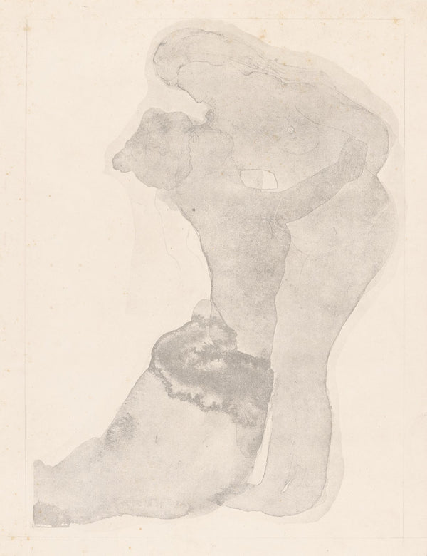 Couple embracing 1902