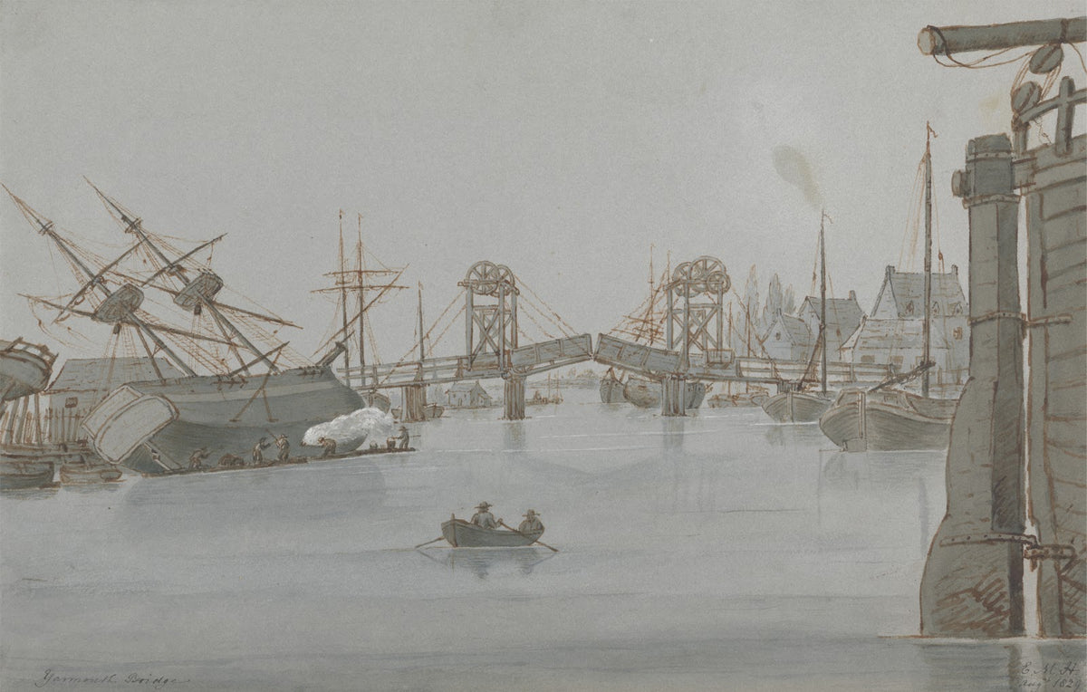 Yarmouth Bridge Aug 1829 1829