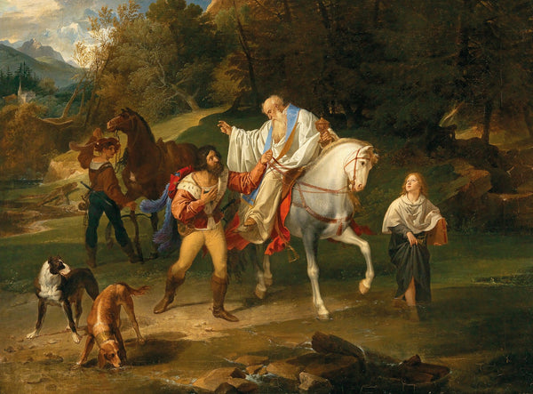 Rudolf of Habsburg and the priest 1818