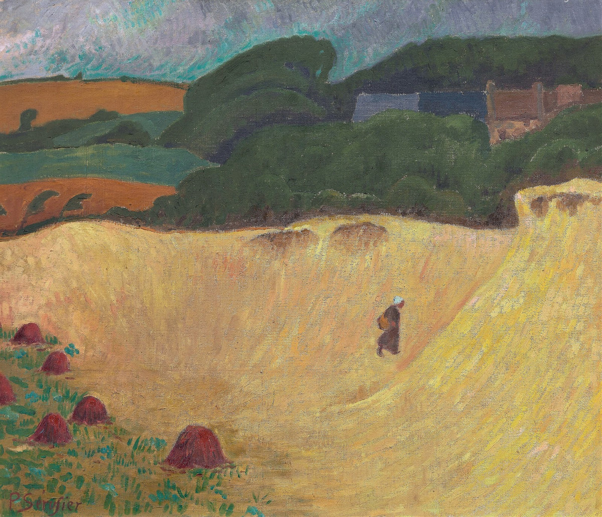 The Beach of Les Grands Sables at Le Pouldu 1890