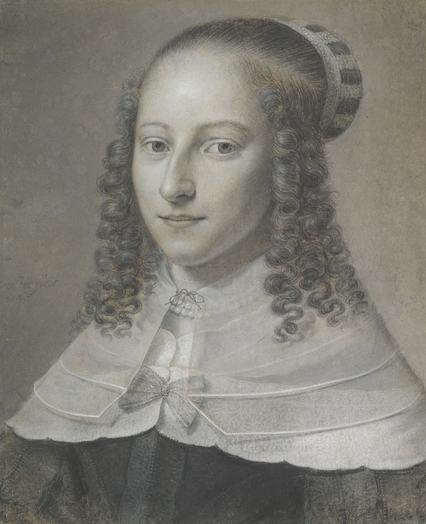Portrait Of A Young Woman 17th century