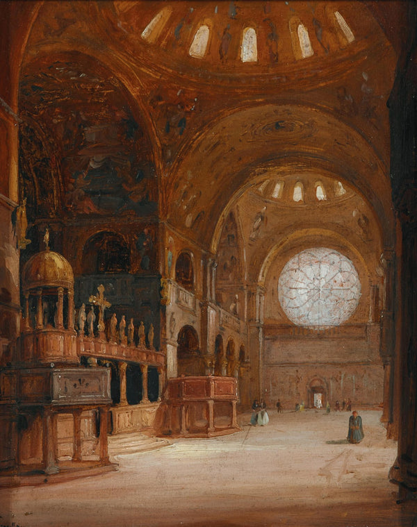 Venice Interior View of the Basilica di San Marco