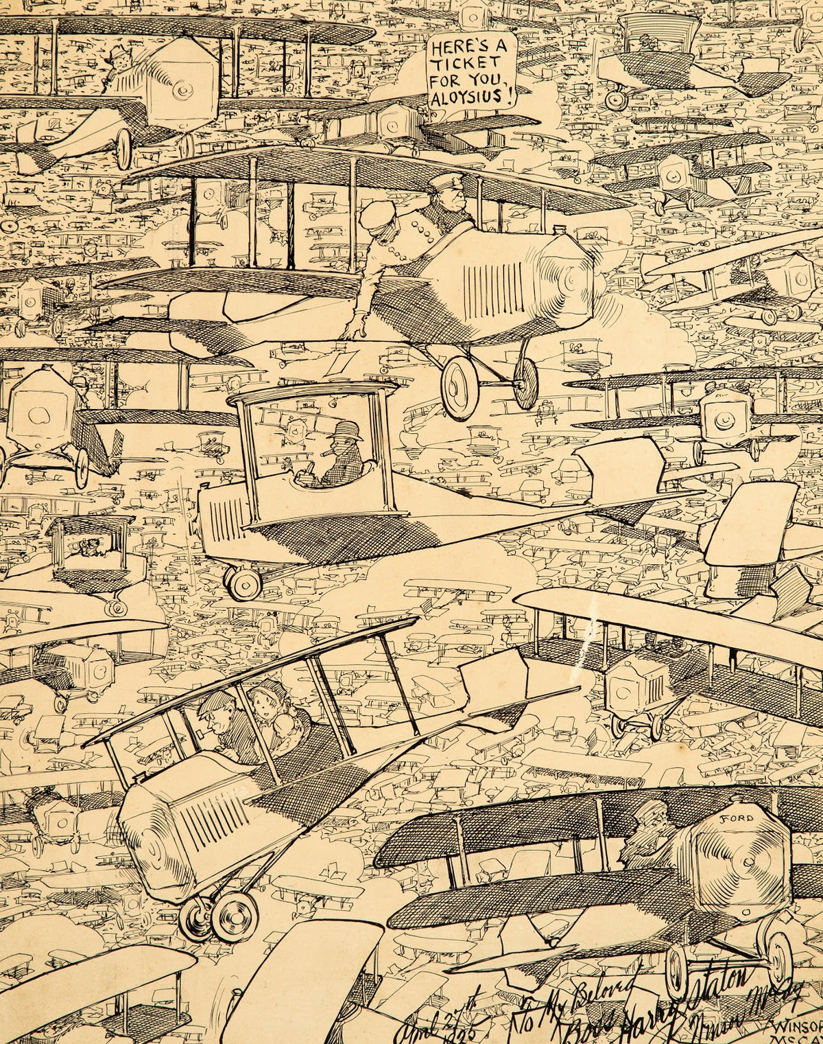 When Fords Begin to Fly circa 1925
