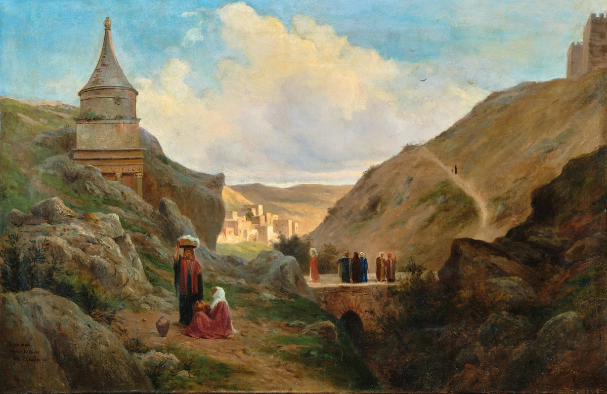 Jerusalem Kidron Valley with the Tomb of Absalom 1886