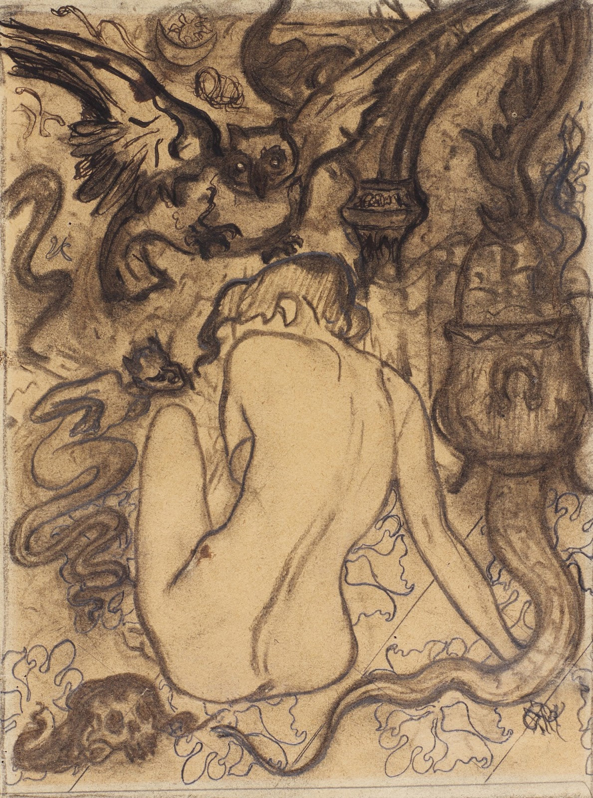 Nu avant la Messe Noire circa 1892 1893