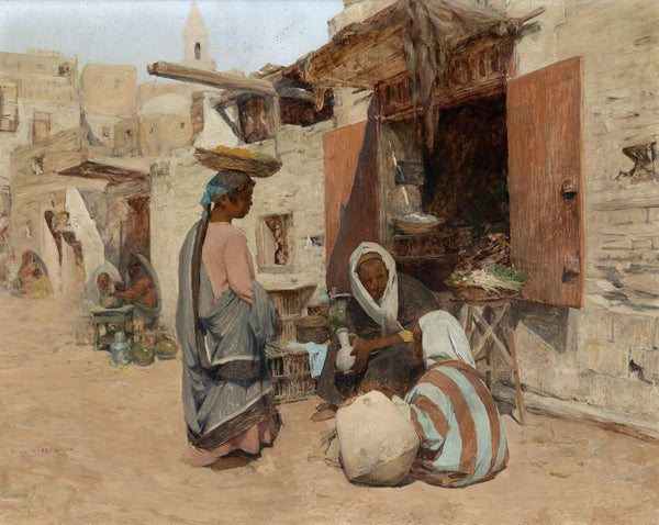 Orientalische Straßenszene
