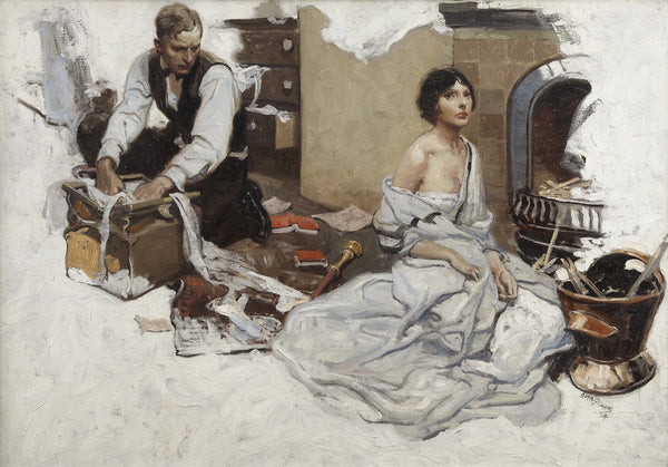 Couple at Hearth 1924