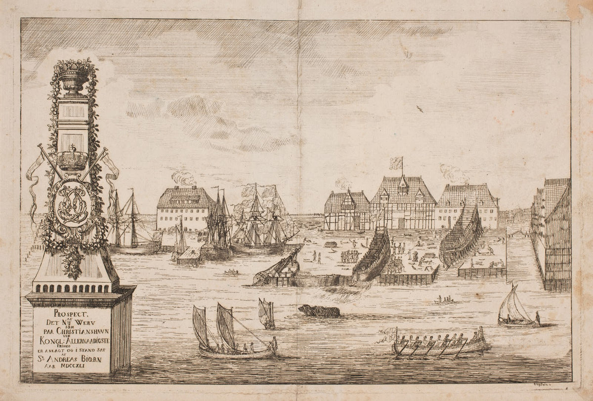 Det nye værft på Christianshavn 1743