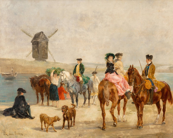 Waiting for the ferry 1878 79