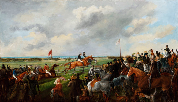 The First Steeplechase In South Australia 25 September 1846 circa 1846