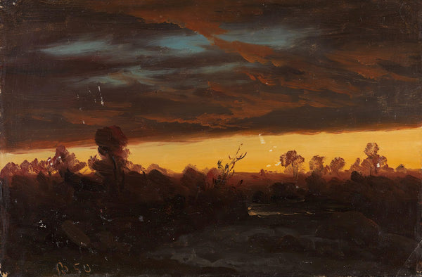 Cloud Study 1850