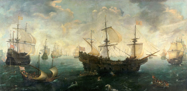 The Spanish Armada off the English Coast in 1588 c 1620   1625
