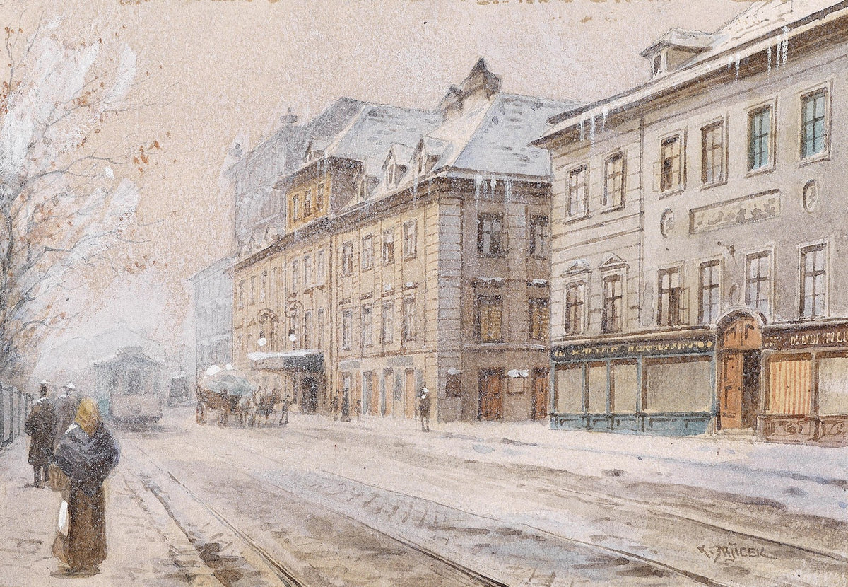Theater an der Wien im Winter