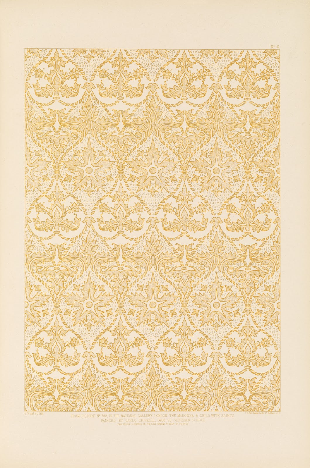 Fifteenth century Italian ornament Pl06 1886