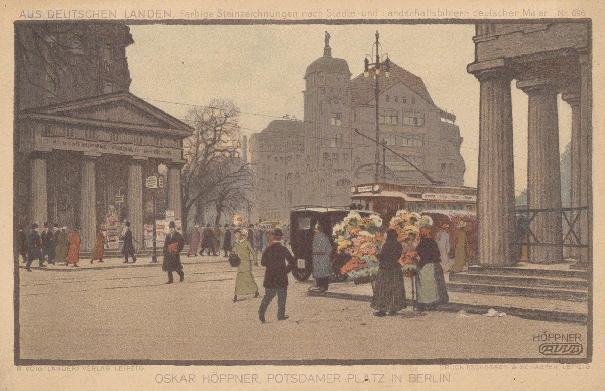Potzdamer Platz in Berlin 1900