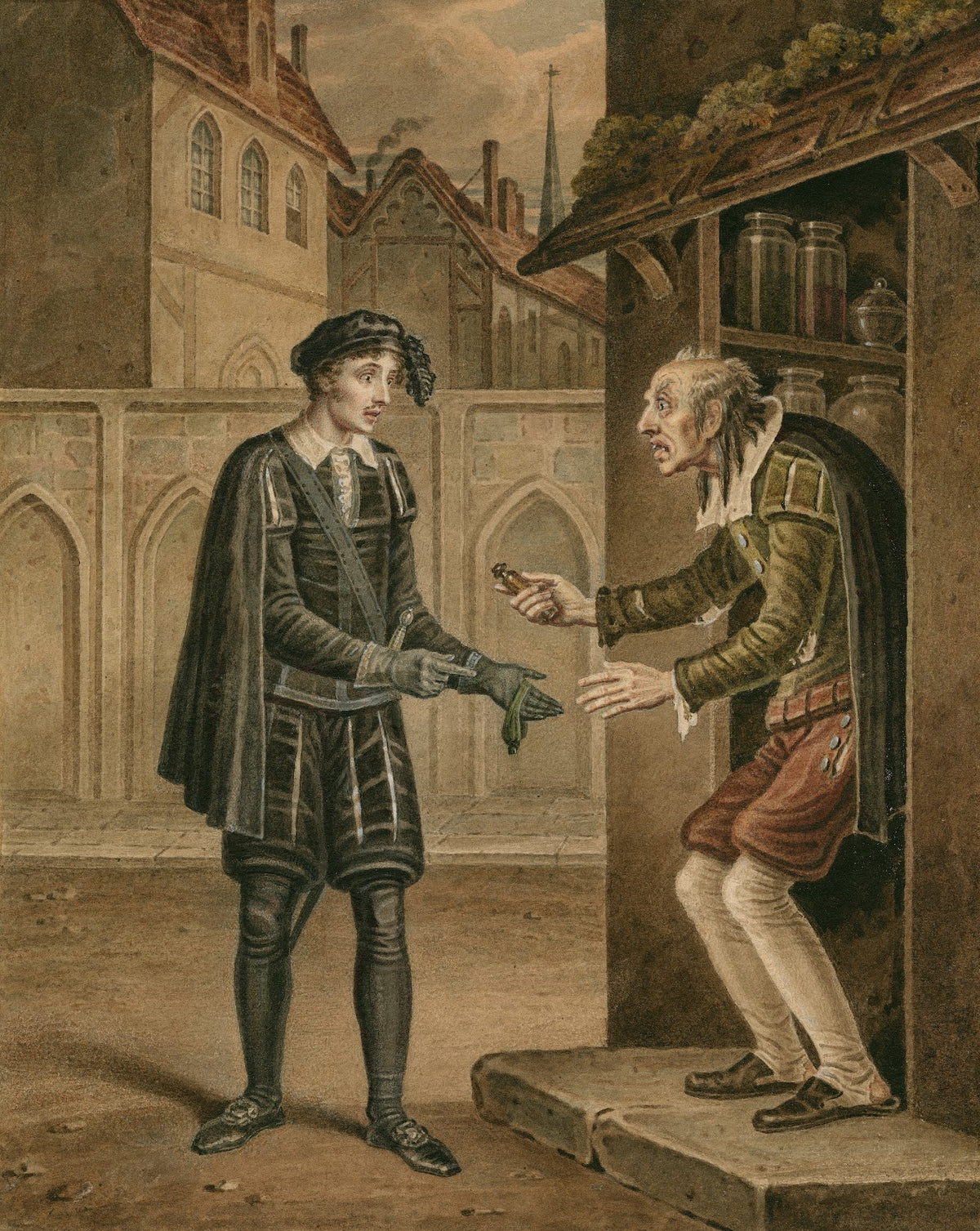 Romeo and Juliet V1 Romeo and the Apothecary 1800 1830