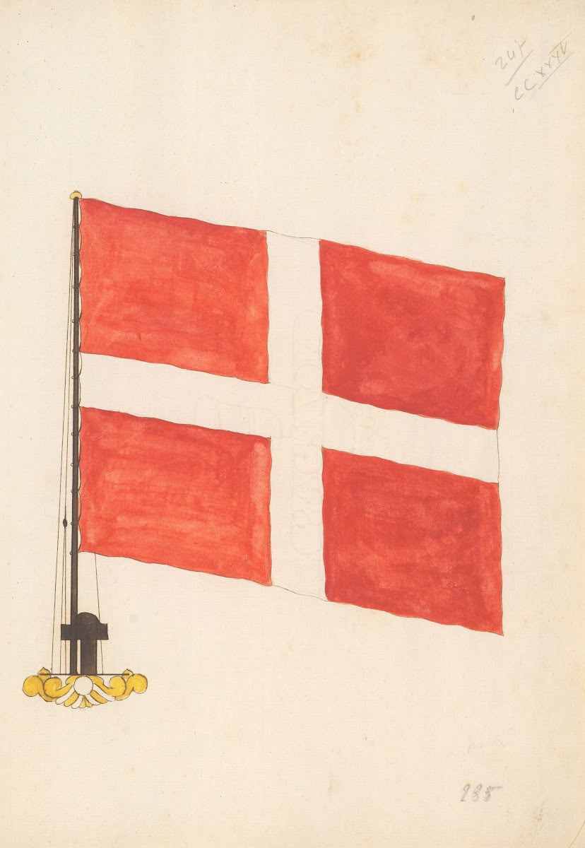 Flag of Malta 1667 1670