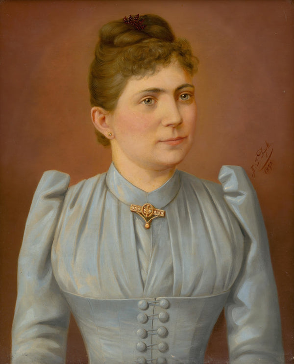 Portrait of a Woman in a Pale Dress 1893