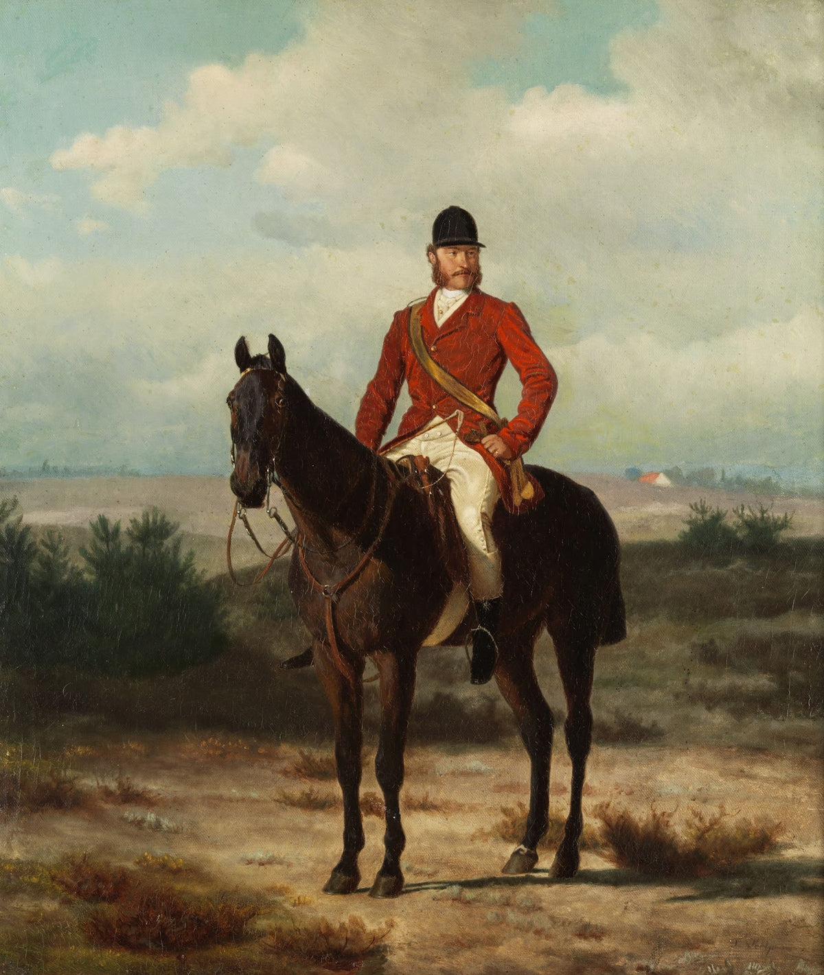 Equestrian portrait of Prince Charles of Prussia 1801 1883 circa 1872