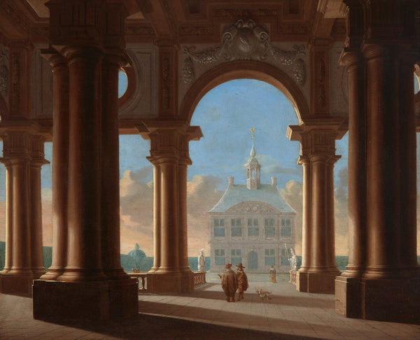 Palace Entrance  Architectural Study 1656