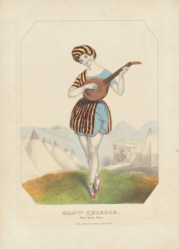 Maddle Celeste as the wild Arab boy 1839