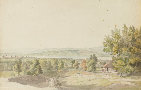 Vue de Morat sur le lac du même nom 1915 1945