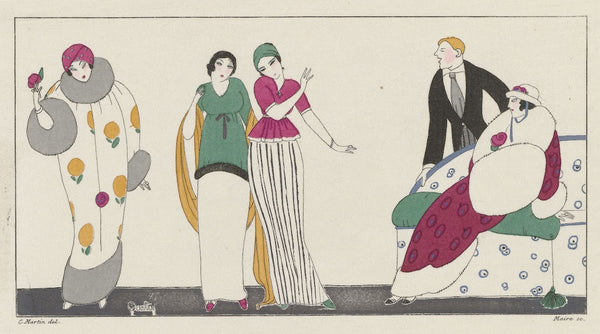 Le Choix difficile after Charles Martin 1913
