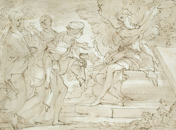 The Three Marys at the Tomb 17th 18th century
