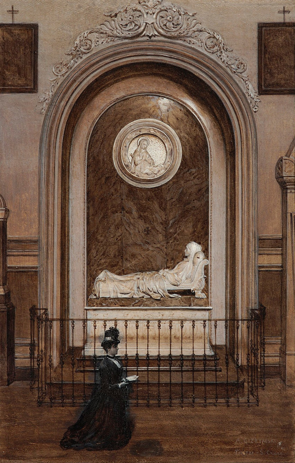 Tomb of Zofia Zamoyski nee Czartoryski at the Santa Croce Church in Florence 188