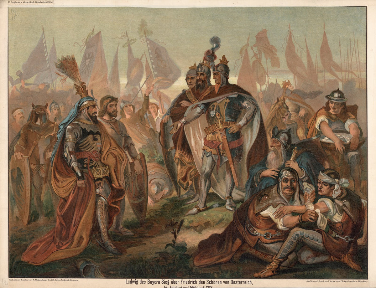 Ludwig des Bayern Sieg über Friedrich den Schönen von Oesterreich bei Amnfing un