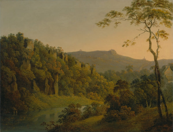 Matlock Dale looking toward Black Rock Escarpment