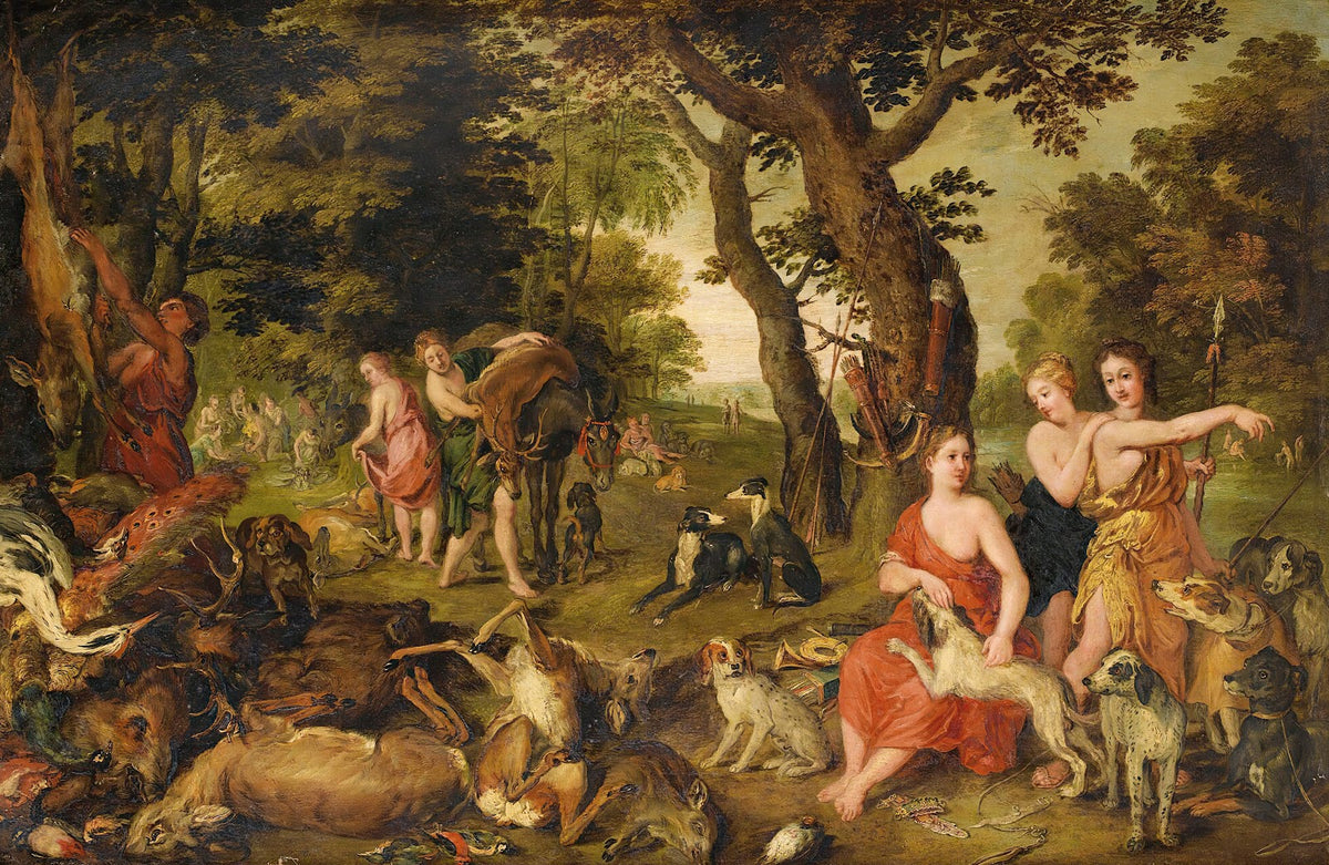 The Return Of Diana And Her Nymphs After The Hunt