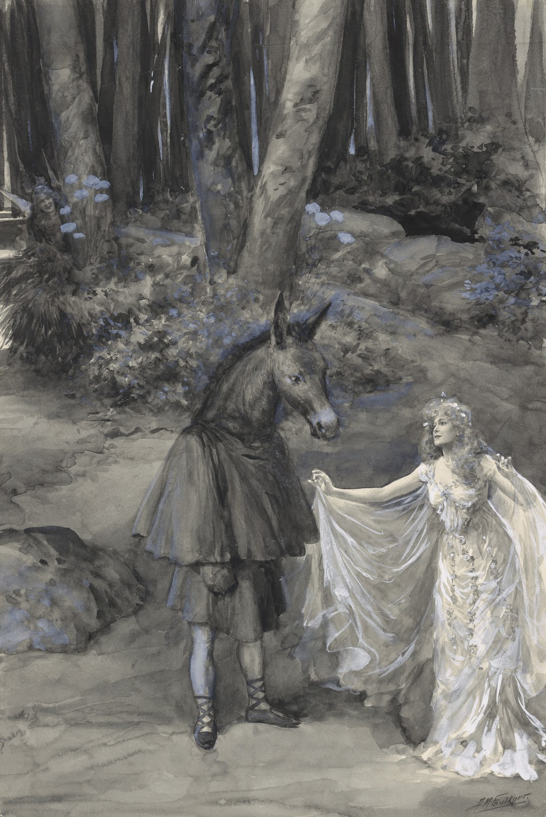 Midsummer nights dream at the Adelphi Theatre act III scene 1 I pray thee gentle