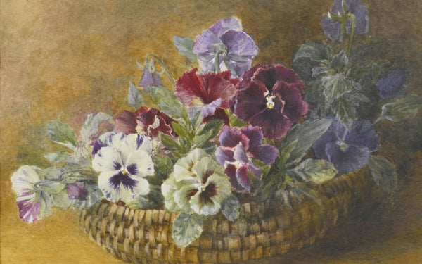 Pansies in a Basket 1903