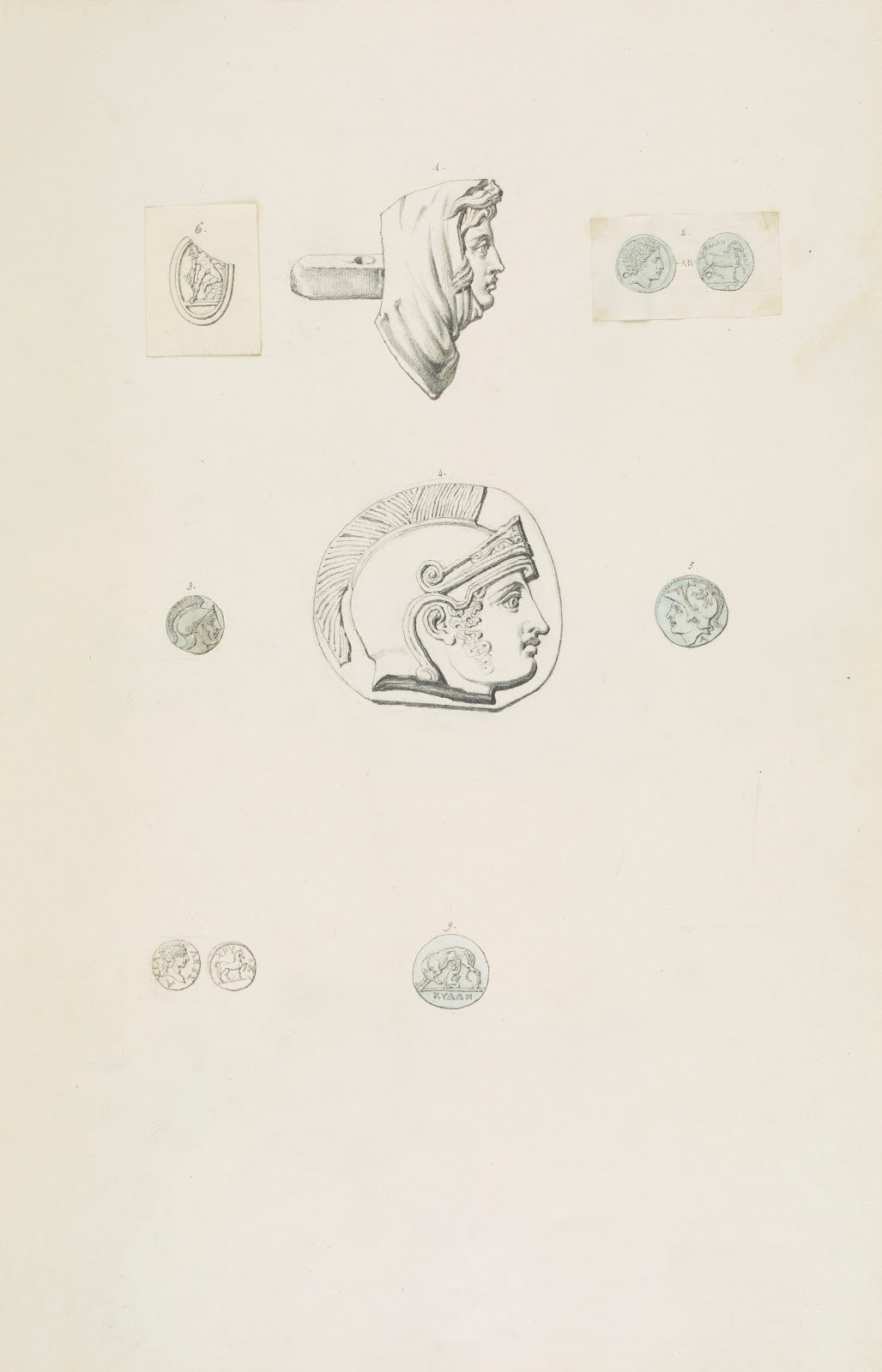 Monuments antiques dessinés Pl065 1830 1866