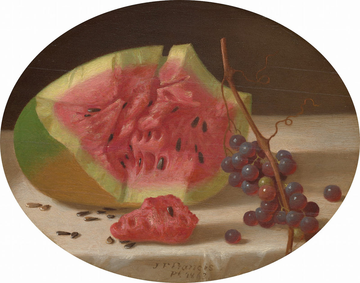 Watermelon and Grapes 1863
