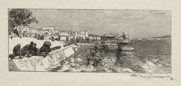 Embarcadére a Bercy 1890