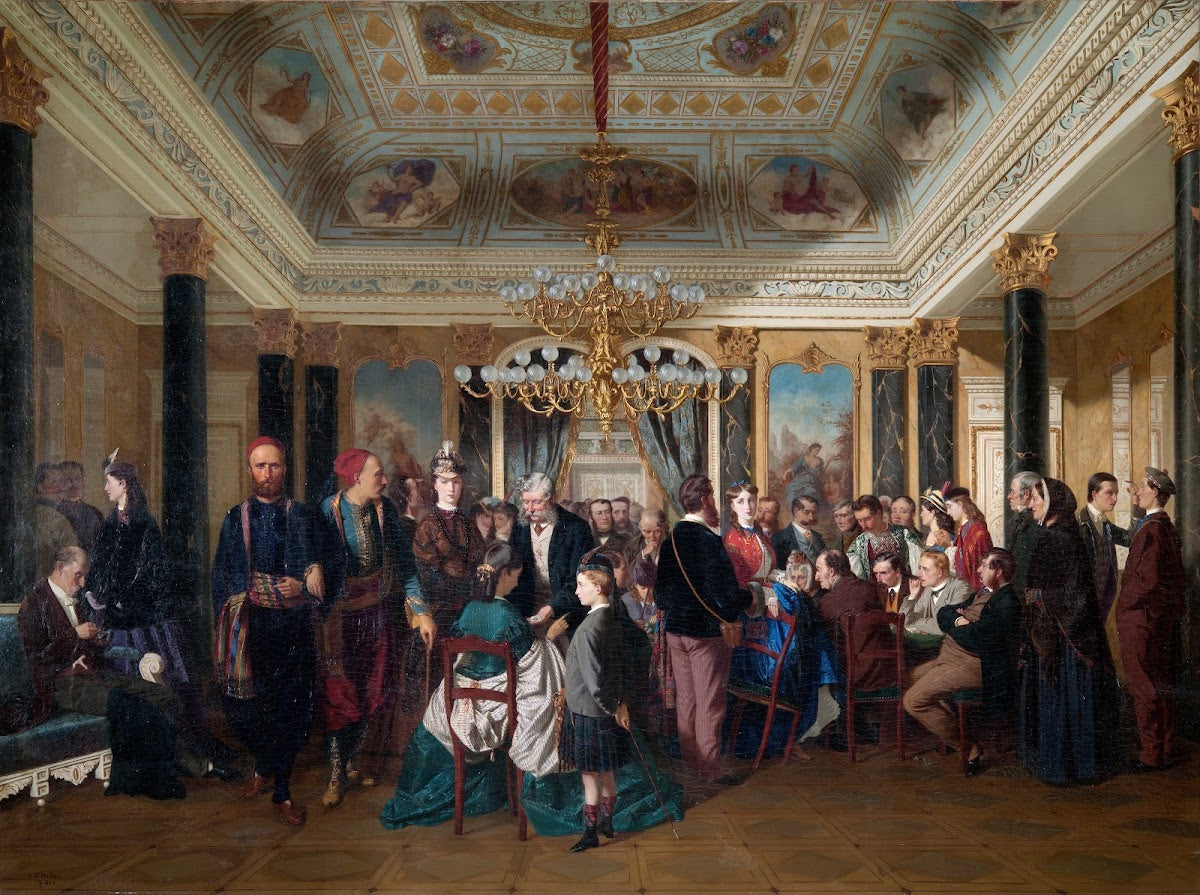 A Gaming Room in Wiesbaden 1864