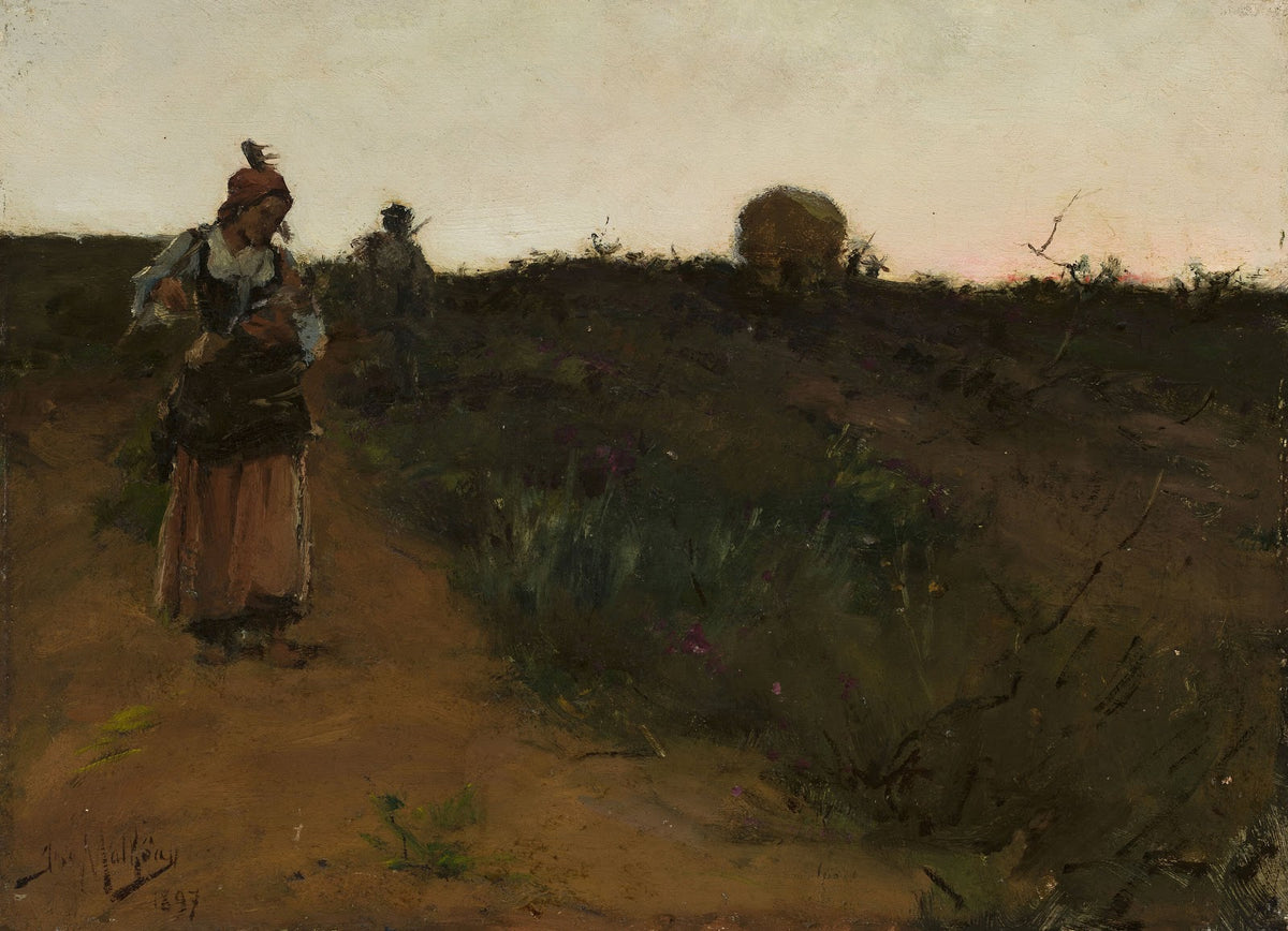 Return from the fields 1897