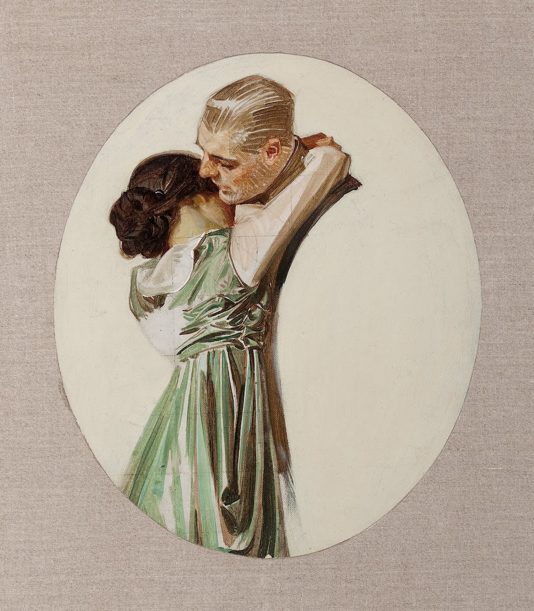 Preliminary study for Saturday Evening Post May 19 1917