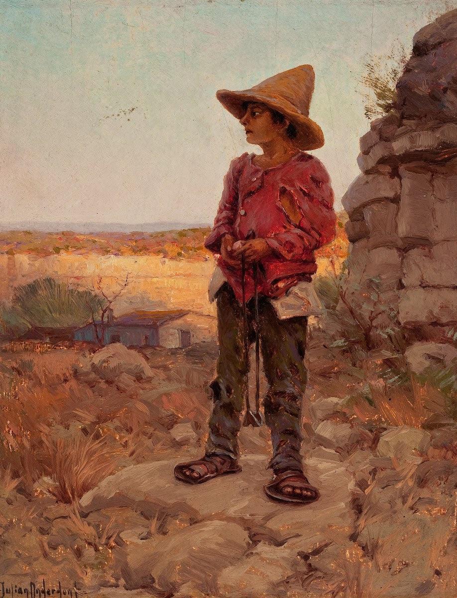 Goat Herder at the San Antonio Quarry 1909