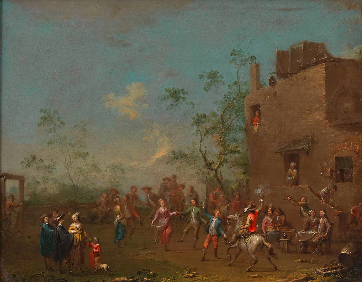 Tanz vor der Schenke nach der Hochzeit ca 17551760