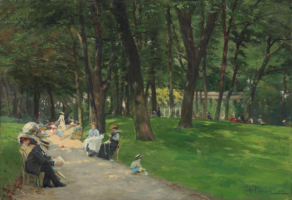 Bois De Boulogne Paris 1903