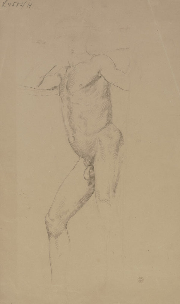 Standing male nude