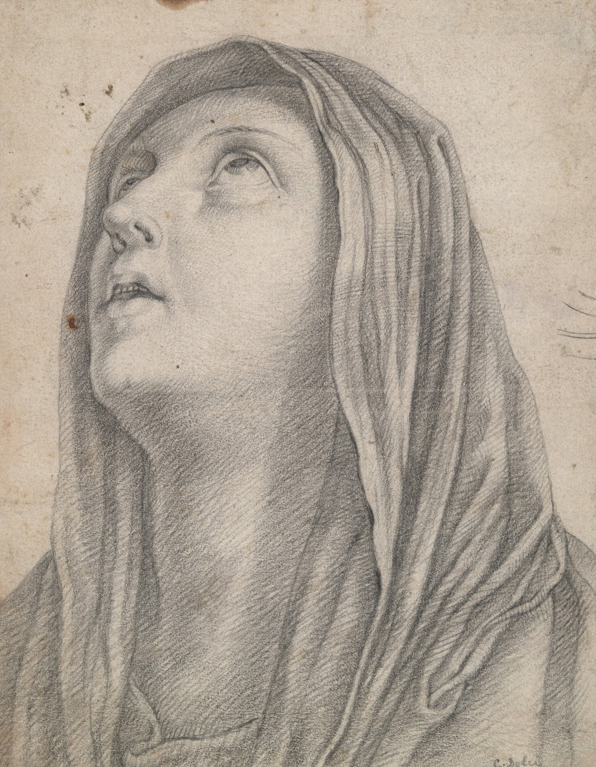 Head of the VirginMary 17thcentury