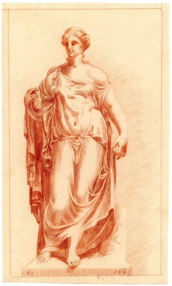 Beeld van staande vrouw