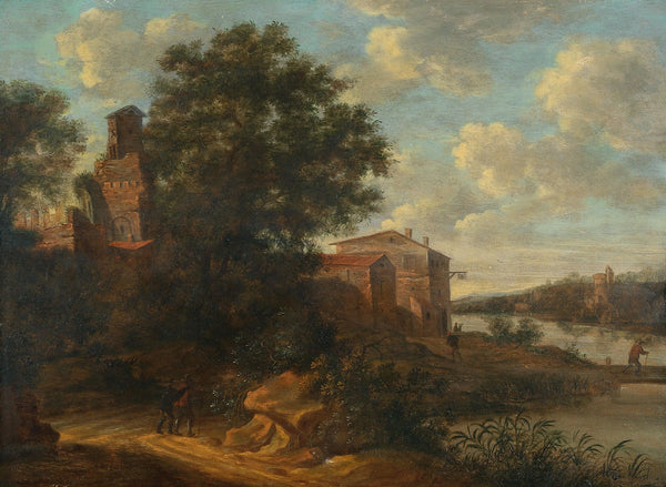 The Hague A river landscape 1666