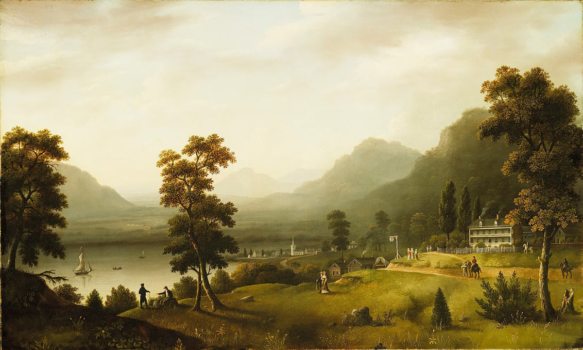 Carters Tavern at the Head of Lake George between 1817 and 1818