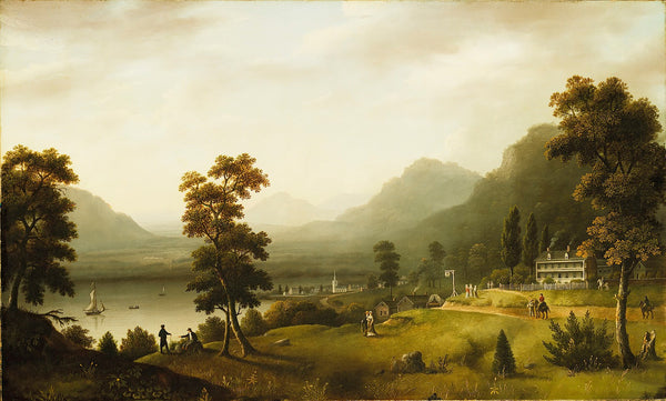 Carters Tavern at the Head of Lake George between 1817 and 1818