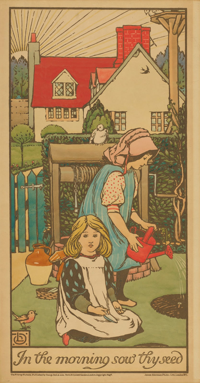 In the Morning Sow They Seed Panneau décoratif aus der Serie The Childs Garden 1